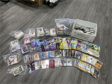 LARGE LOT OF MISC TRADING CARDS INCL: HOCKEY, STAR TREK, X-FILES, DRAGON BALL,