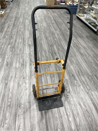 HAND TRUCK (ONE WHEEL IS A LITTLE LOOSE - SOME RUST)