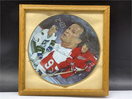 MR. HOCKEY SIGNATURE EDITION SIGNED, NUMBERED PLATE (10”x10”)