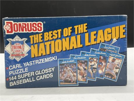 SEALED DONRUSS THE BEST OF THE NATIONAL LEAGUE 144 CARD SET