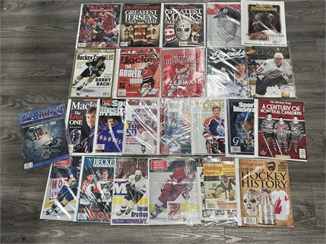 24 MISC SPORT MAGS