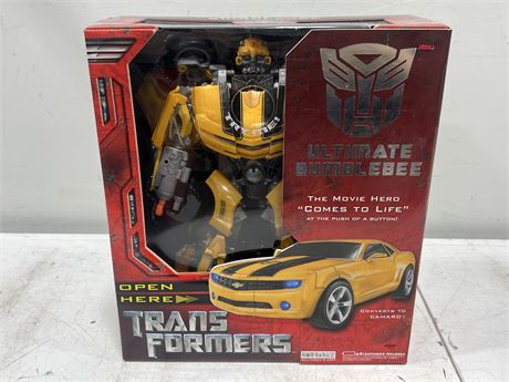 TRANSFORMERS ULTIMATE BUMBLEBEE NEW IN BOX (15” tall)