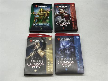 4 SEALED MAGIC BOOSTER BOXES