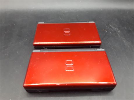 COLLECTION OF GLITCHY DS CONSOLES - NEED REPAIRS - AS IS