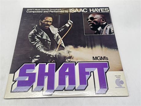SHAFT EARLY PRESSING - MUSIC FROM THE SOUNDTRACK W/ GATEFOLD 2 LP’S - EXCELLENT