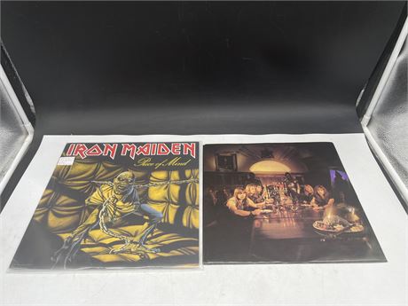 1ST CANADIAN PRESS (1983) - IRON MAIDEN PIECE OF MIND - VG (SLIGHTLY SCRATCHED)