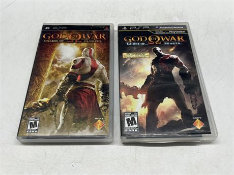 2 GOD OF WAR PSP GAMES - EXCELLENT CONDITION W/INSTRUCTIONS