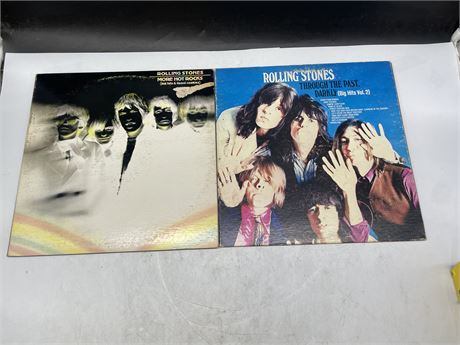 2 MISC ROLLING STONES RECORDS - VG (SLIGHTLY SCRATCHED)