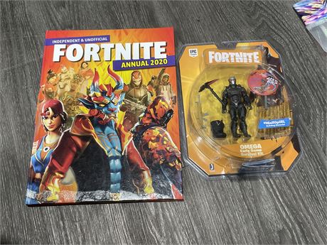 FORTNITE NEW ACTION FIGURE + 2020 ANNUAL BOOK