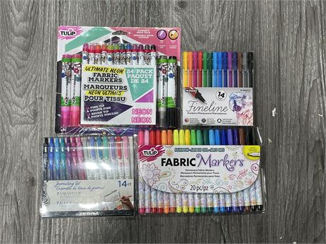 LOT OF 4 NEW ART MARKERS