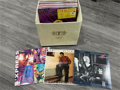 BOX OF MISC RECORDS - MOST IN EXCELLENT CONDITION