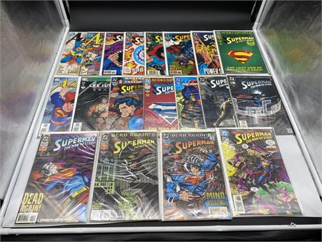 19 SUPERMAN COMICS