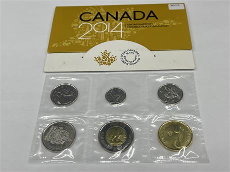 2014 RCM UNCIRCULATED COIN SET