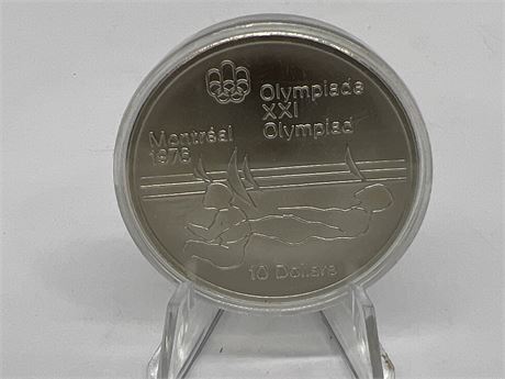 1976 $10 MONTREAL OLYMPICS SILVER COIN