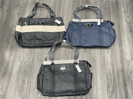 (3 NEW WITH TAGS) CEE CEE & RYAN LARGE PURSES