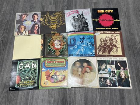 12 MISC RECORDS - CONDITION VARIES