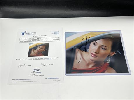 MAGGIE Q SIGNED 8x10” MISSION IMPOSSIBLE III PHOTO W/COA