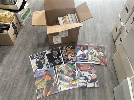 BOX OF BECKETT / SPORTS ILLUSTRATED MAGS