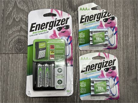 (NEW) ENERGIZER RECHARGE W/BATTERIES