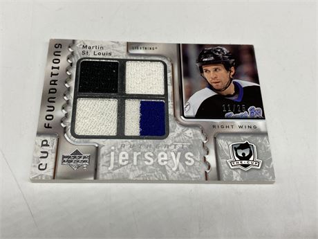 L/E ST. LOUIS “THE CUP” JERSEY CARD #11/25 (2007)