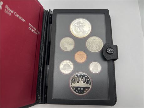 1983 ROYAL CANADIAN MINT COIN SET IN CASE
