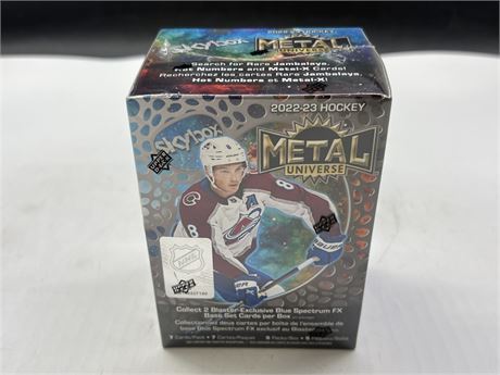 SEALED 2022/23 SKYBOX METAL UNIVERSE NHL BOX