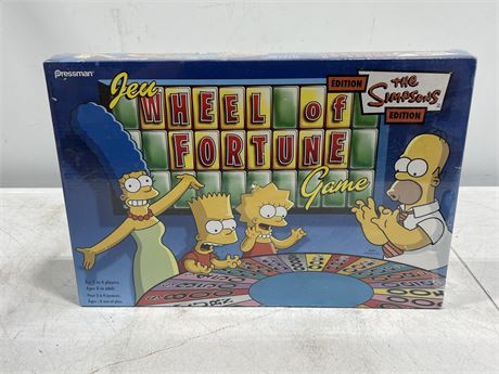 SEALED 2005 THE SIMPSONS WHEEL OF FORTUNE