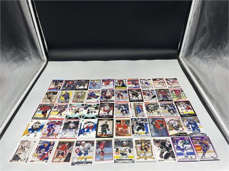 (50) ASSORTED NHL STARS CARDS