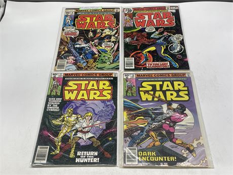 4 STAR WARS COMICS - #9, #22, #27 & #29
