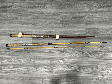 2 VINTAGE FLY FISHING RODS