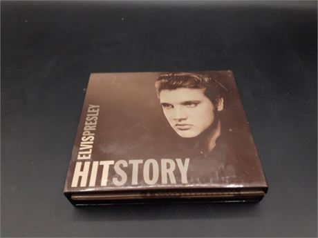 ELVIS PRESLEY HITSTORY - COLLECTORS MUSIC CD BOX SET - EXCELLENT CONDITION
