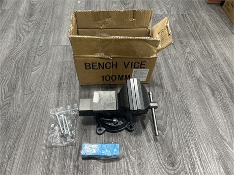 NEW 100MM BENCH VICE