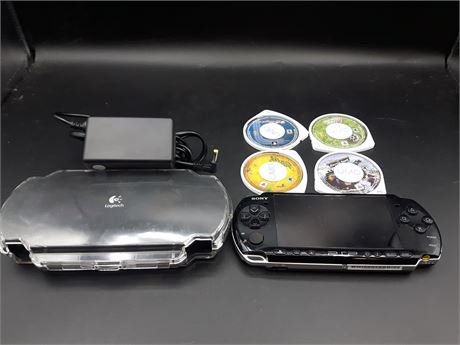 PSP CONSOLE WITH GAMES - VERY GOOD CONDITION