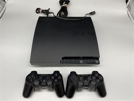 PS3 W/2 CONTROLLERS
