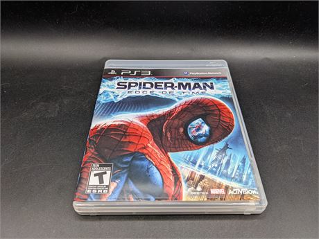 SPIDERMAN EDGE OF TIME - CIB - EXCELLENT CONDITION - PS3