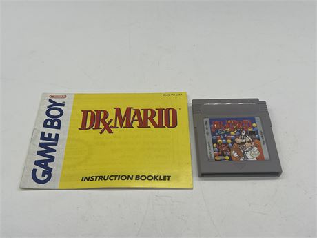 DR. MARIO - GAMEBOY W/ INSTRUCTIONS