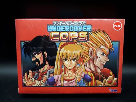 SEALED - UNDERCOVER COPS (LIMITED RUN) - SNES