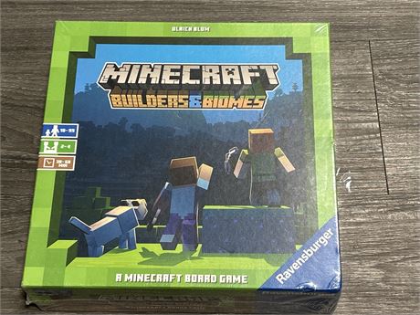 SEALED MINECRAFT BUILDERS AND BIOMES BOARDGAME