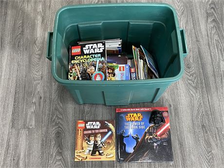 LARGE LOT OF LEGO & STAR-WARS KIDS BOOKS