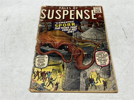 TALES OF SUSPENSE #11 - DETACHED COVER