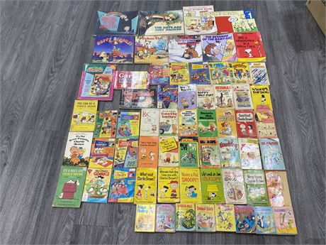 APPROX 60 PAPERBACK COMIC BOOKS