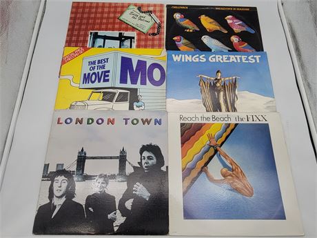 6 MISC. RECORDS (excellent condition)