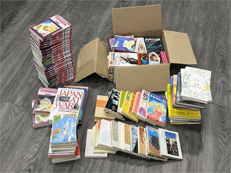 COLLECTION OF JAPANESE BOOKS