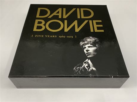 DAVID BOWIE FIVE YEARS 1969-1973 10 VINYL ALBUM BOX SET W/BOOK