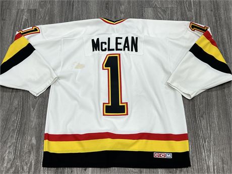 MCLEAN VANCOUVER CANUCKS JERSEY SIZE L