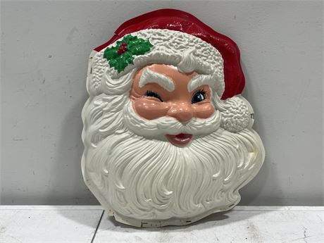 VINTAGES LIGHTED SANTA FACE BLOW MOLD (16”x20”)