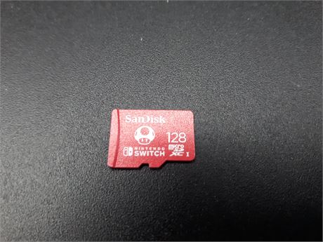 NINTENDO SWITCH 128GB MICRO SD CARD - VERY GOOD CONDITION