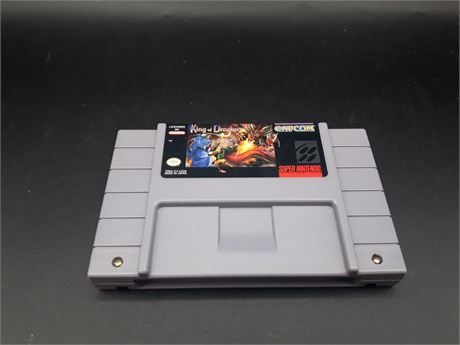 RARE - KING OF DRAGONS - VERY GOOD CONDITION - SNES