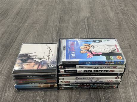 LOT OF PS2, PSP & PC GAMES - SOME PC GAMES SEALED