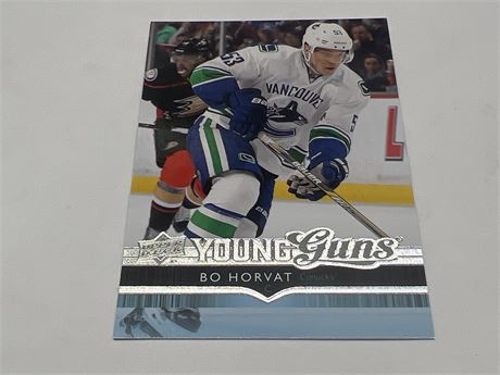 ROOKIE BO HORVAT YOUNG GUNS CARD